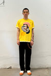 Walter Van BeirendonCK Facial T-shirts AW22-23 8017 Lemon Color